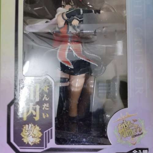 全新sega 艦隊艦娘赤城川內模型New Warfare figure 7 吋