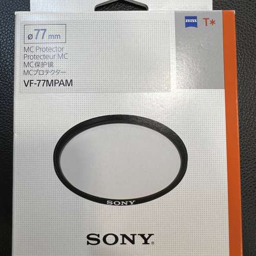 Sony Carl Zeiss 77mm Sony 蔡司多層塗層保護式濾 端 MC Protector filter VF-77MPAM