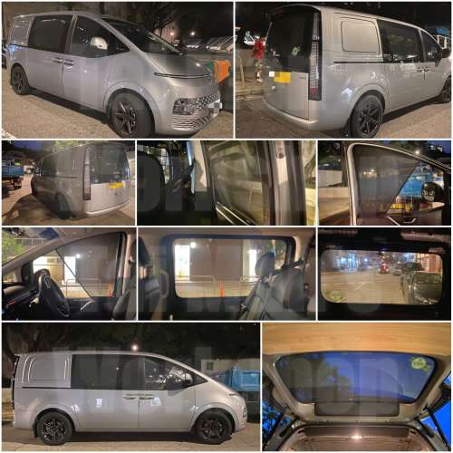 新款 H1 STARIA 全車磁石濾光窗網太陽擋