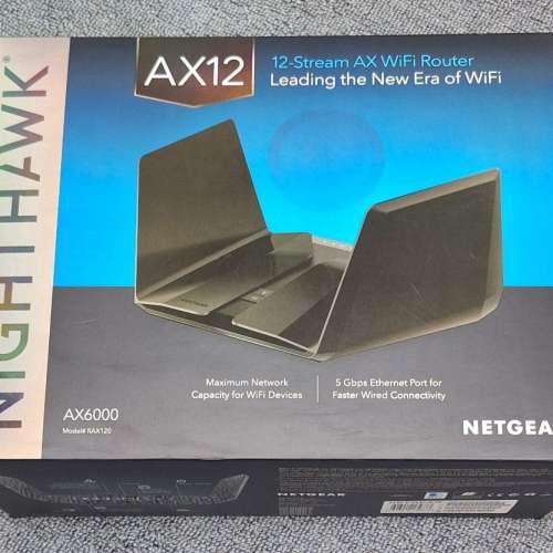 Netgear Nighthawk AX6000 RAX120 AX12 WiFi6 路由器 WiFi 6