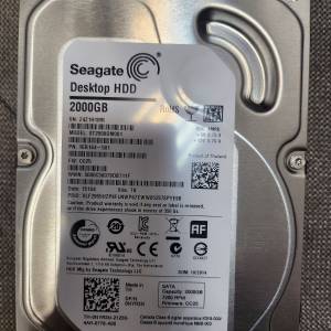 用了50次以內，3.5" Seagate 2T 7200rpm 硬碟。