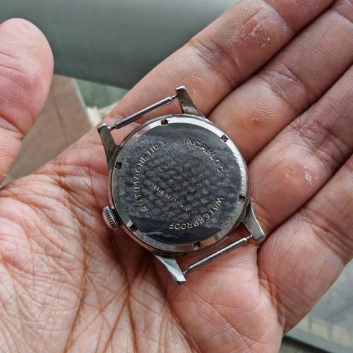 古董 50年代 瑞士 City牌 Bulleye 牛眼面軍錶 military watch