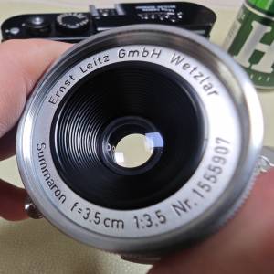 Leica 35 3.5 summaron l39 已加m口转接环