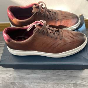 全新有盒美國品牌Cole Haan 啡色寬楦牛津小板鞋
