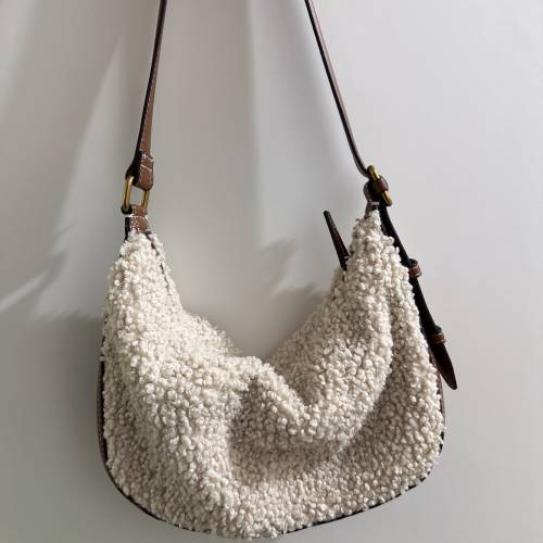 ZARA抓絨袋 手袋背包