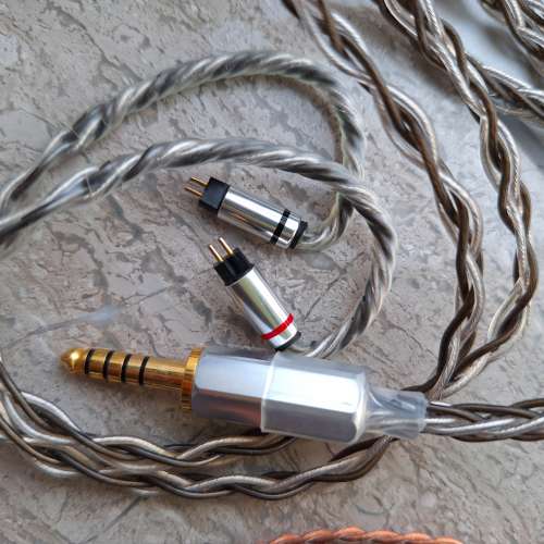 PW Audio Satan 4芯銀銀合金混 + 4芯單晶銀 CM 2pin 4.4mm