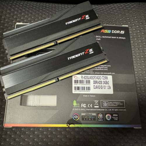 GSkill DDR5 8200 C40 48GB (2x24GB)