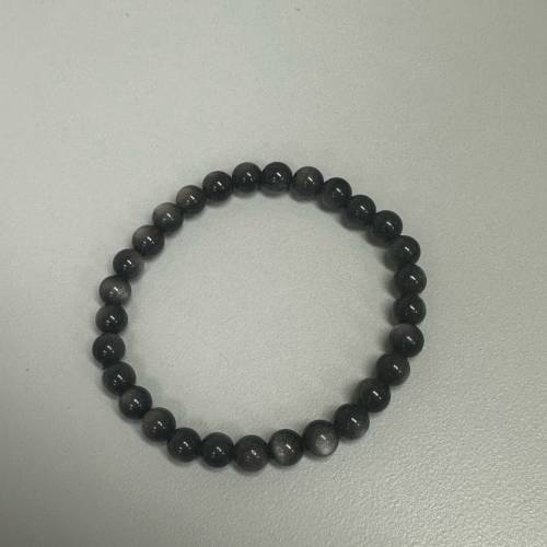 全新實物貓眼銀曜石手鏈