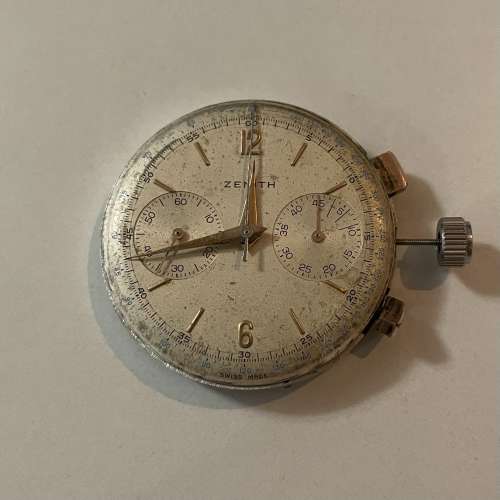 Zenith 156D manual movement chronograph 計時機芯 column wheel pillar wheel 導柱...