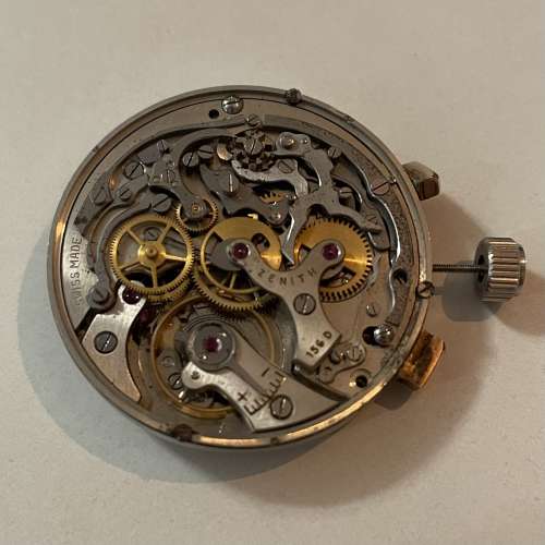 Zenith 156D manual movement chronograph 計時機芯 column wheel pillar wheel 導柱...