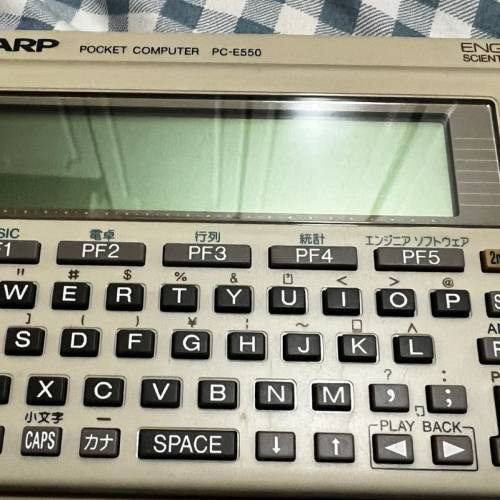 Sharp PC-E550 日版pocket computer 袋裝電腦