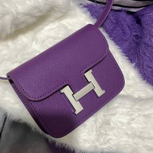 Purple waist bag