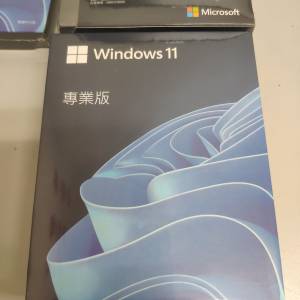 原裝正版Microsoft Windows 11 Pro 專業版彩盒裝 繁體中文版,買斷版綁定Microsoft帳號