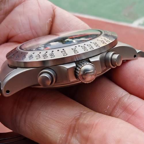 巳停產～古董 Sinn 256 Chronograph 自動機械計時錶