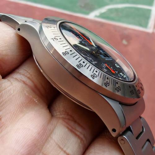 巳停產～古董 Sinn 256 Chronograph 自動機械計時錶