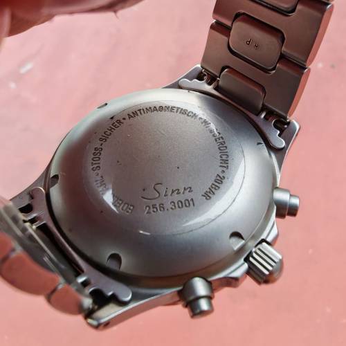 巳停產～古董 Sinn 256 Chronograph 自動機械計時錶