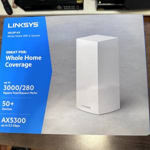 Linksys Velop 三頻 AX5300 WiFi6 網路系統 MX5300