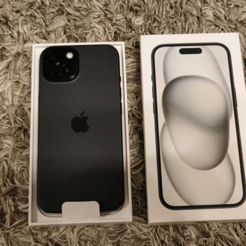 9成9新iPhone 15 128G 黑色 國行 有原廠保養