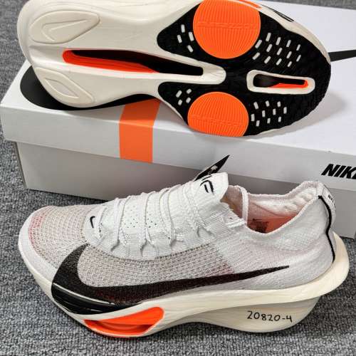 Nike Alphafly 3 "Proto" 减震防滑 低帮 跑步鞋 男款 白色