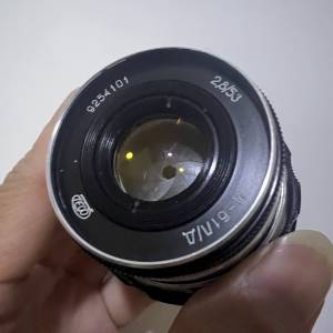 Industar 55mm f2.8 (fuji x)*直落fujifilm無反, 加接環落所有無反相機