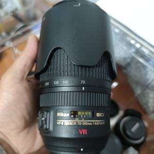 Nikon AF-S VR Zoom-Nikkor 70-300mm f/4.55.6G IF-ED (not canon sony fuji )