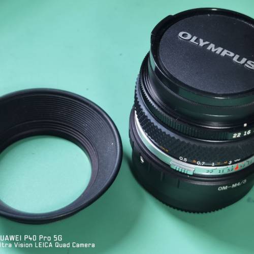 Olympus OM Zuiko Auto-W 28mm F2.8 鏡頭 (OM mount) + OM-M4/3轉接環 合Lumix Oly...