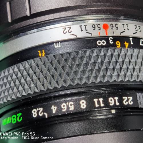 Olympus OM Zuiko Auto-W 28mm F2.8 鏡頭 (OM mount) + OM-M4/3轉接環 合Lumix Oly...