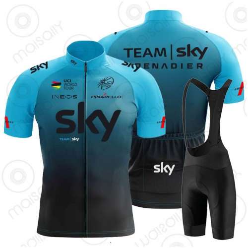 貨到付款  團購啦😍2024 Sky新款 Cycling Jersey單車騎行服男短袖套裝 可選擇不要背...