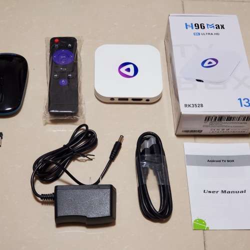 煲戲睇片，消閑良伴 ! 8K 高級 電視機盒子/ 機頂盒 已加裝 Apps (新品)  Android T...