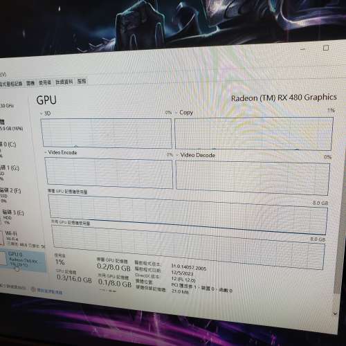 i5-6500+rx480 電腦主機