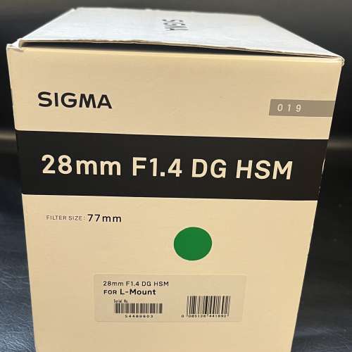 Sigma L 28mm f1.4 for sigma fp fpl Leica T Panasonic