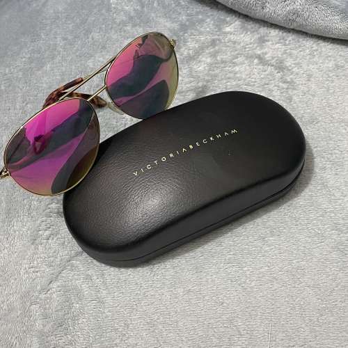 Victoria Beckham 太陽眼鏡-紫粉色