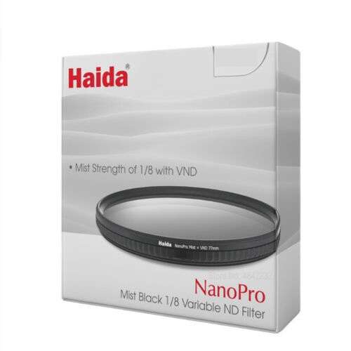 Haida NanoPro Mist Black Variable ND Filter 1/8 黑柔焦鏡連可調減光濾鏡 - Mino...