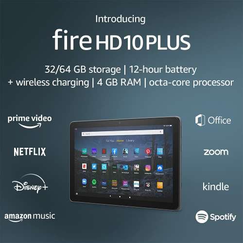 Amazon Fire HD 10 Plus,11th Gen,2021 release,10.1" 1080p full HD display,全新水...