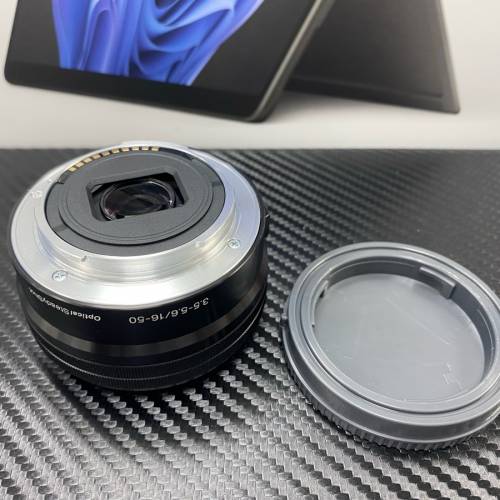 新淨 黑色 Sony Alpha E Mount Power Zoom E PZ 16-50mm F3.5-5.6 OSS SELP1650 D