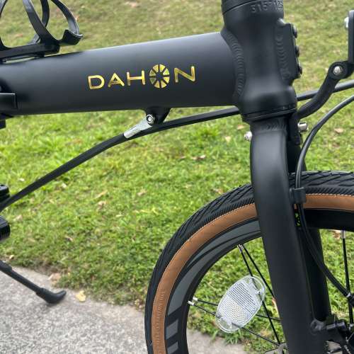 (小量現貨) 2024 黑金色特別版 頭柱內摺版馬甲線款 DAHON K3 PLUS 9速 16吋349 碟剎...