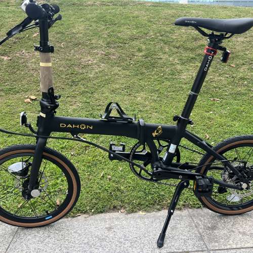 (小量現貨) 2024 黑金色特別版 頭柱內摺版馬甲線款 DAHON K3 PLUS 9速 16吋349 碟剎...