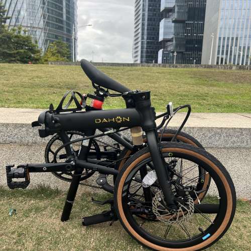 (小量現貨) 2024 黑金色特別版 頭柱內摺版馬甲線款 DAHON K3 PLUS 9速 16吋349 碟剎...