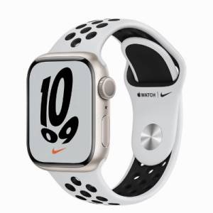 熱賣點 旺角店 全新 Watch Nike Series 7 41mm GPS 星光色 /黑色 NIKE 鋁金屬錶殼 ...