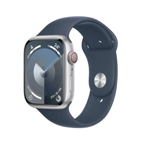 全新 Apple 蘋果 Watch Series 9 GPS + 流動網絡 45mm 午夜暗色/星光色/銀色/粉紅色...