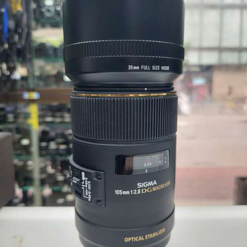 SIGMA EX 105MM F2.8 DG MACRO HSM OPTICAL STABILIZER LIKE NEW NIKON AF MOUNT