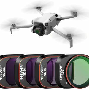 NEEWER ND16, ND64, ND256 & CPL Filters Set For DJI Mini 4 Pro (4-Pack)