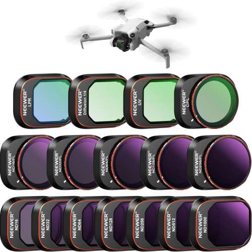NEEWER ND & CPL & Effect Filter Set For DJI Mini 4 Pro (16-Pack) FL-A33