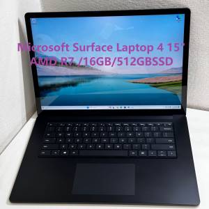 Microsoft Surface Laptop 4 15"(AMD R7 /16GB/512GBSSD)
