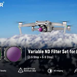 NEEWER Variable ND Filter Set ND4-32 & ND64-512 For DJI Air 2S (2-Pack)