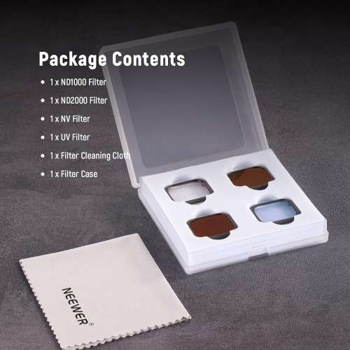 NEEWER Camera Lens Filter Kit For DJI Mavic AIR 2S