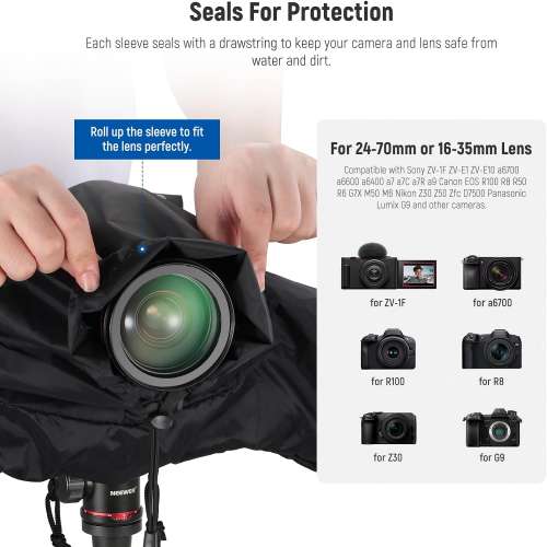 Neewer PB008 Camera Rain Cover For DSLR / Mirrorless Camera (Mini)