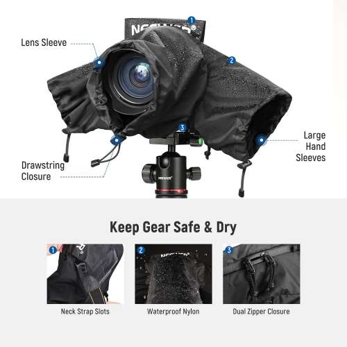 Neewer PB008 Camera Rain Cover For DSLR / Mirrorless Camera (Mini)