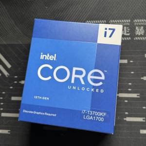 全新未開Intel Core i7 13700KF盒裝Boxset