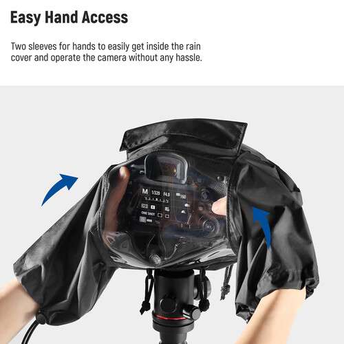 Neewer PB004 Camera Rain Cover for DSLR / Mirrorless Camera (Large)
